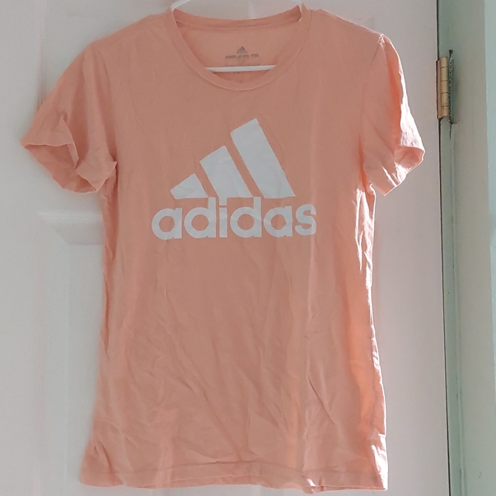 3/$30 NWOT Pink/Coral Adidas T Shirt